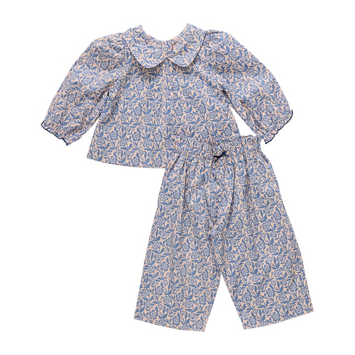 Baby Girls Dawson 2-Piece Set - Blue Climbing Floral