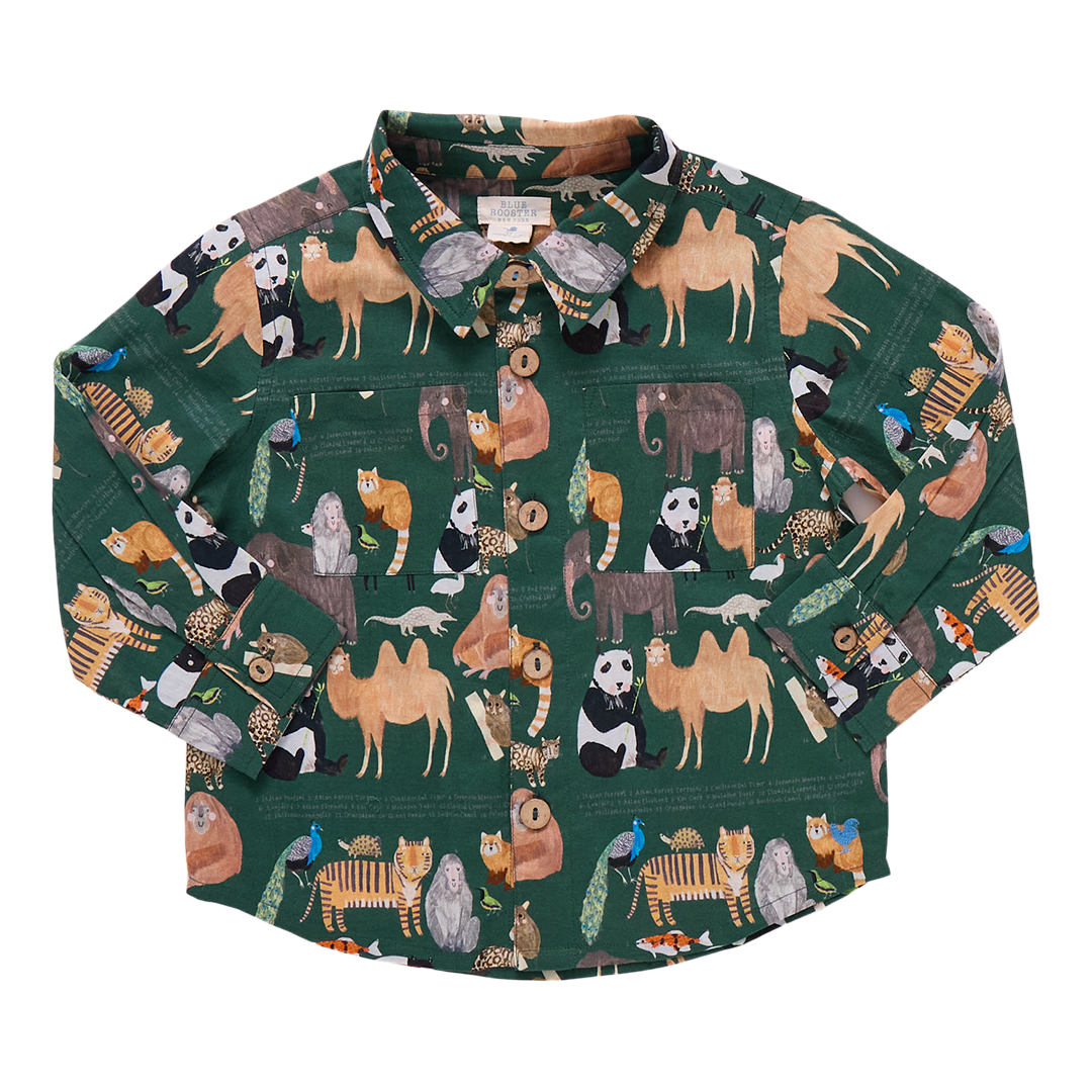 Boys Jack Shirt - Animals of Asia