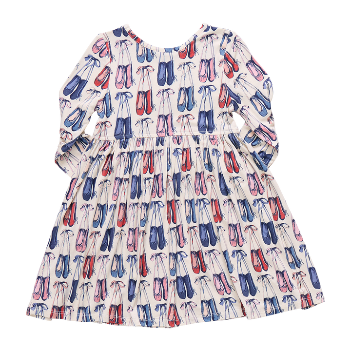 Girls Bamboo Steph Dress - Ballet Slippers
