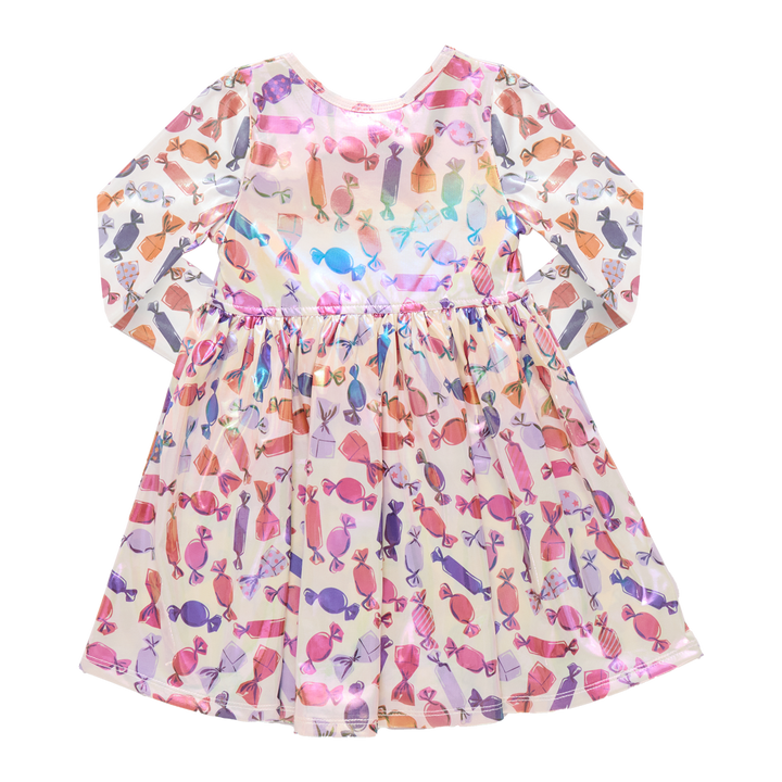 Girls Lame Steph Dress - Halloween Candy