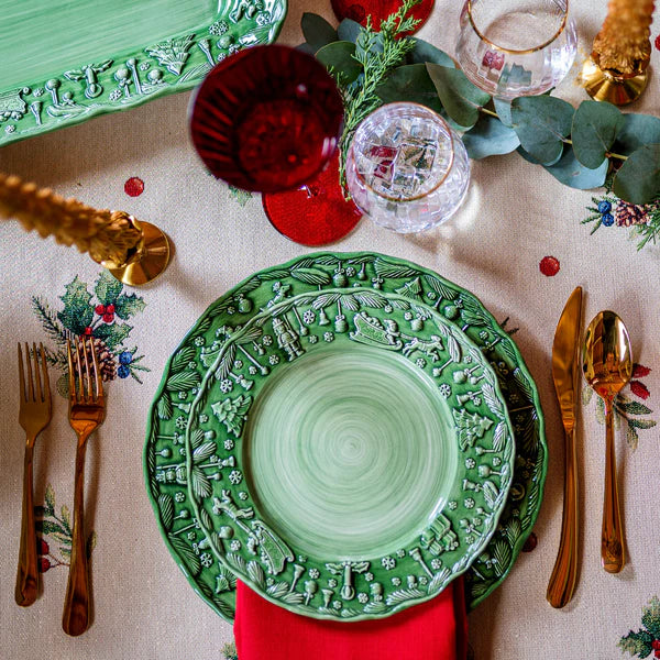 Fiabe di Natale Green Salad Plate