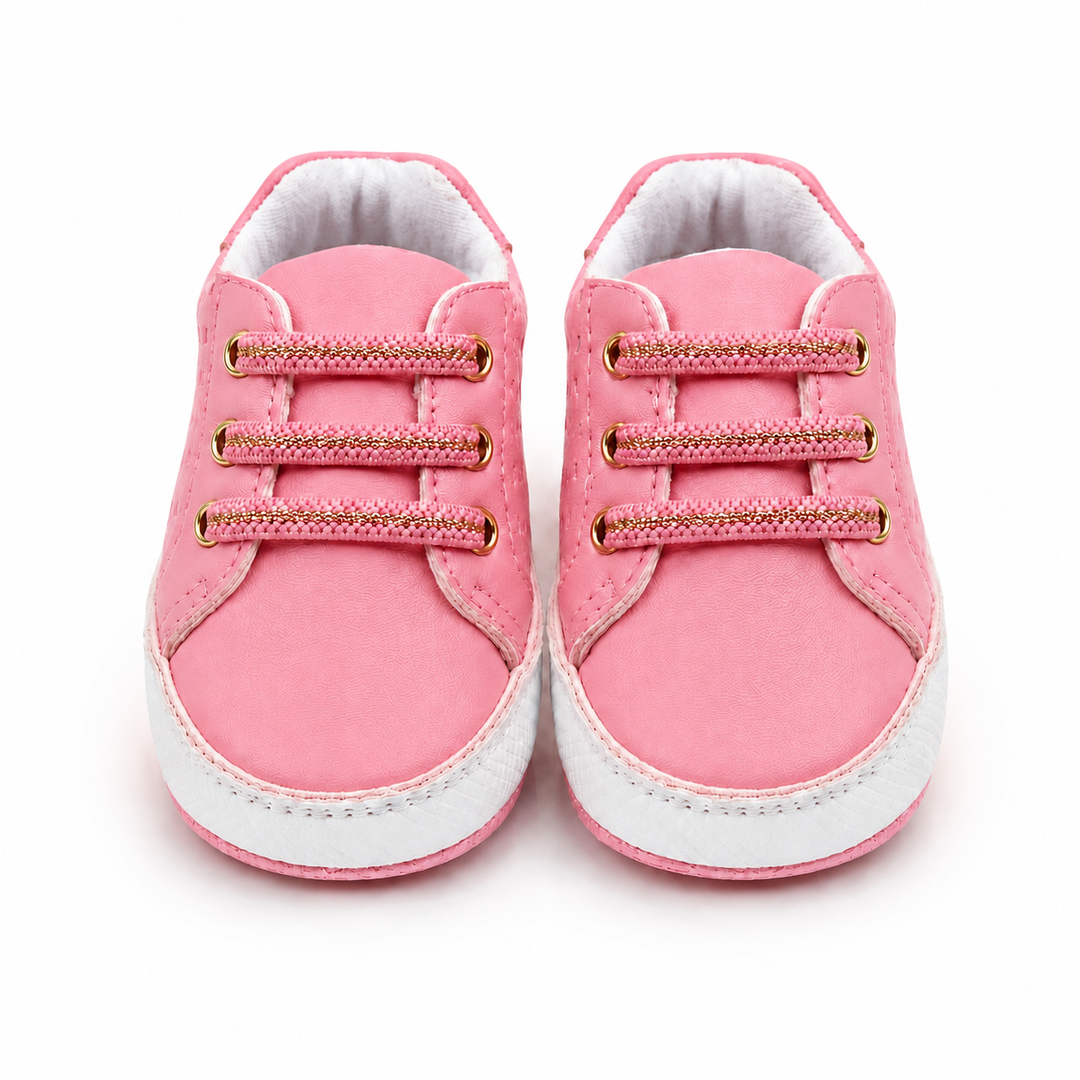 Coral Heart Sneakers