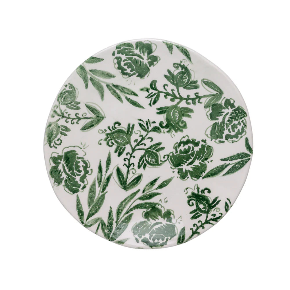 Fiori Salad Plate - Italian Green