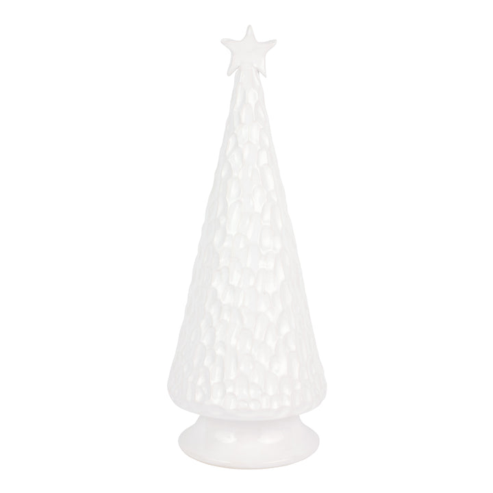Foresta White Large Hammered Tree