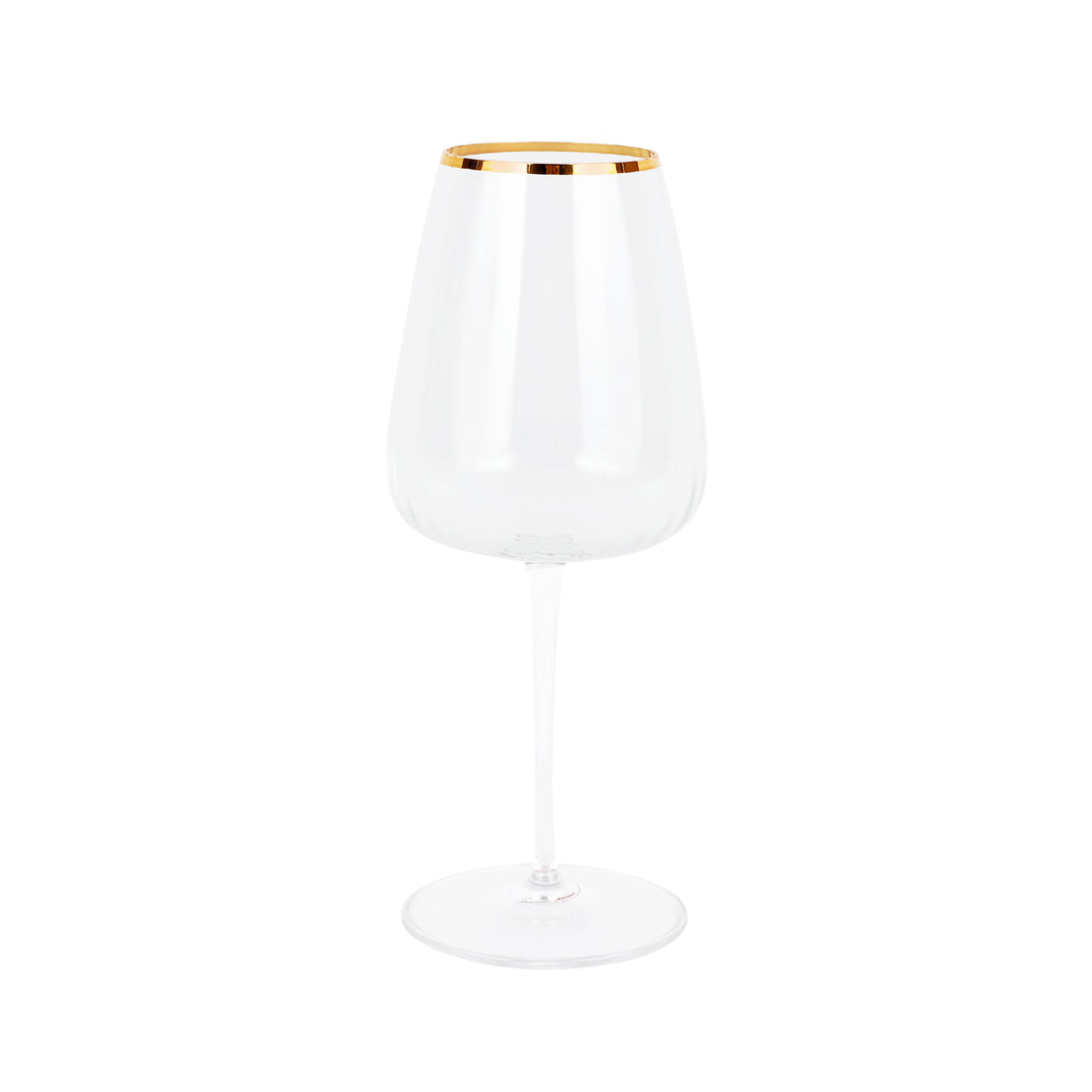 Francesca Gold Wine Glass