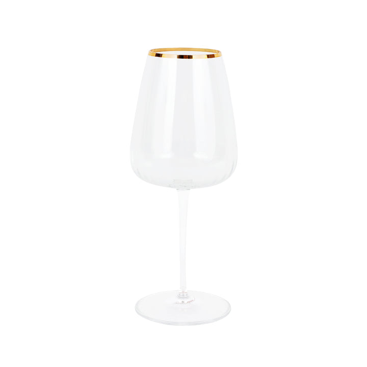 Francesca Gold Wine Glass
