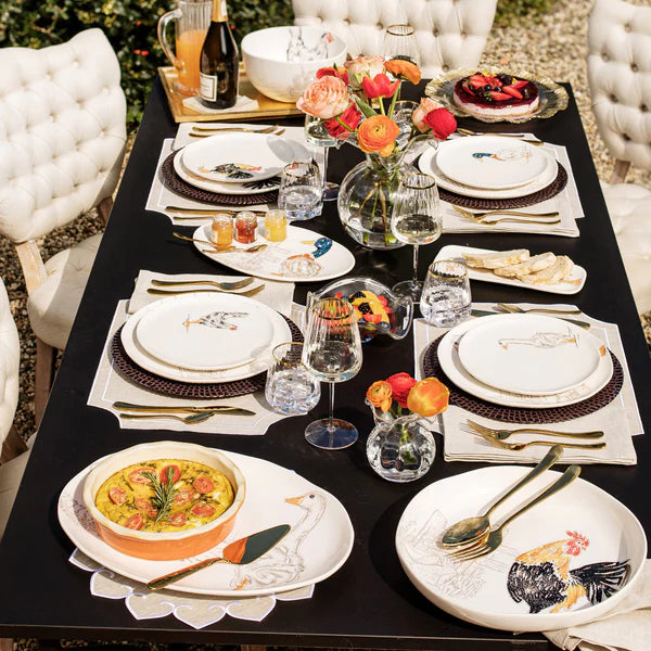 Fattoria Assorted Dinner Plates - Set of 4