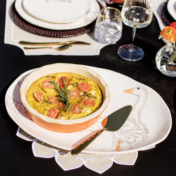 Fattoria Goose Large Oval Platter