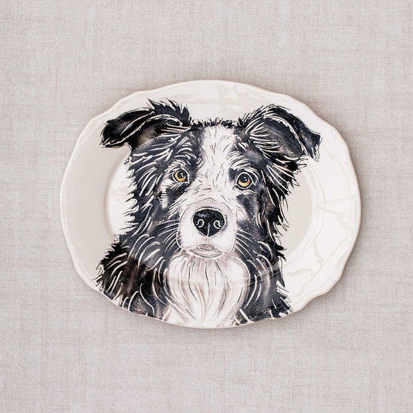 Fattoria Sheep Dog Medium Oval Platter