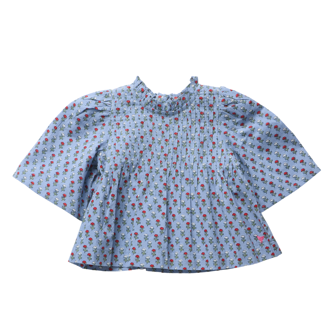 Girls Jaipur Top - Light Blue Carnation