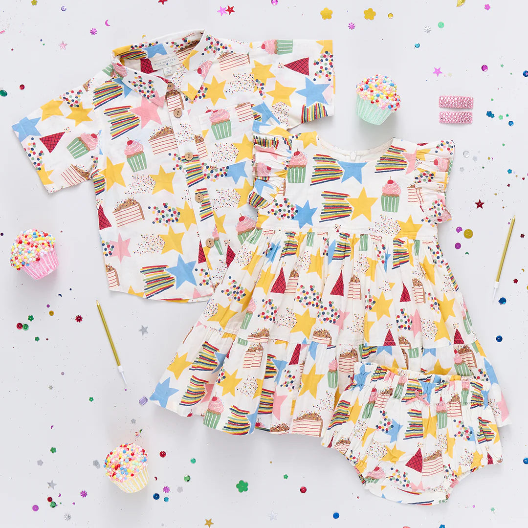 Baby Girls Jennifer Dress Set - Birthday Star