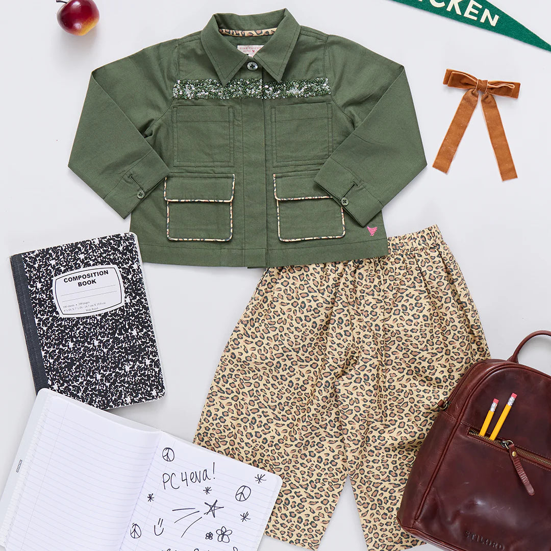 Girls Wylie Jacket - Four Leaf Clover