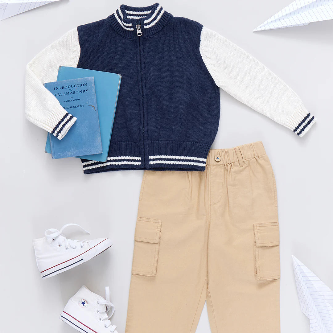 Boys Cargo Pant - Khaki