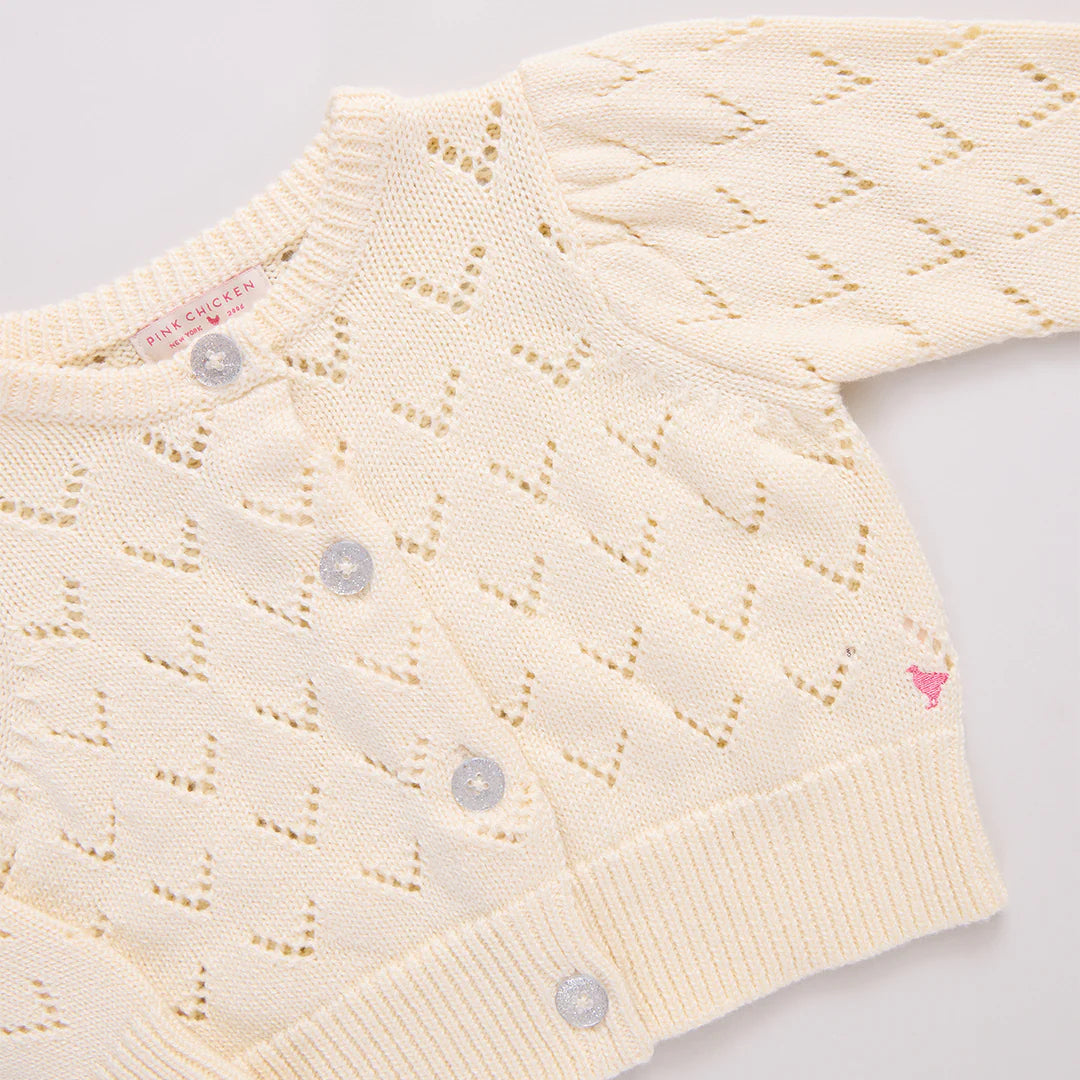 Girls Connie Sweater - Ivory
