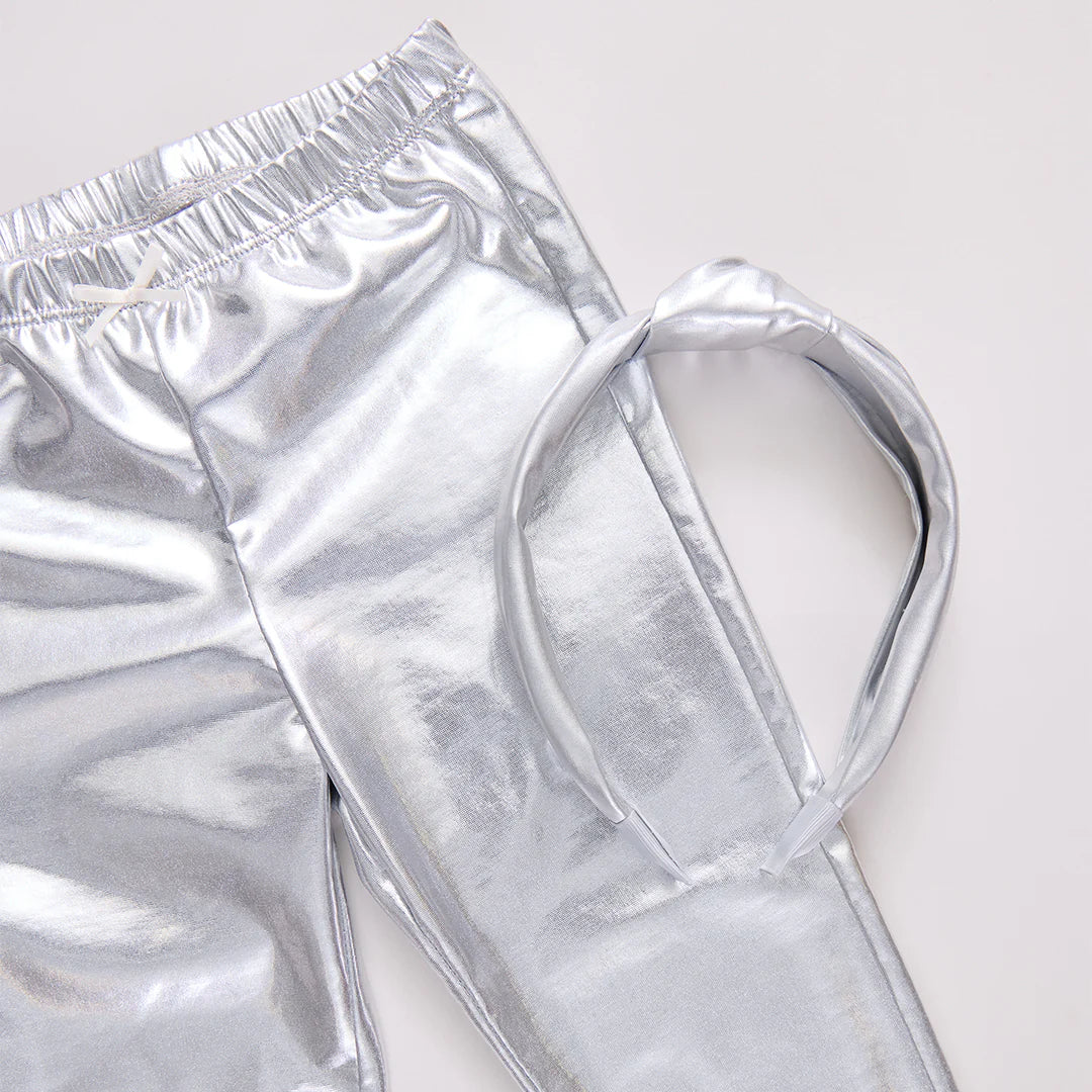 Lame Holly Headband - Silver