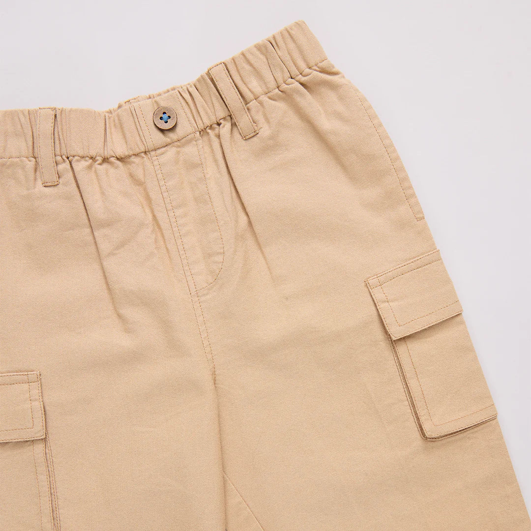 Boys Cargo Pant - Khaki
