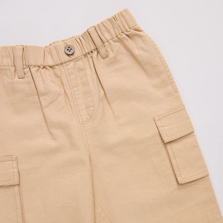Boys Cargo Pant - Khaki