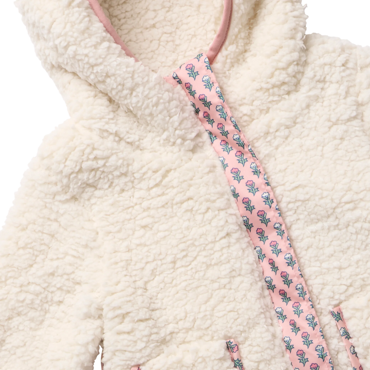 Baby Girls Pramsuit - Cream