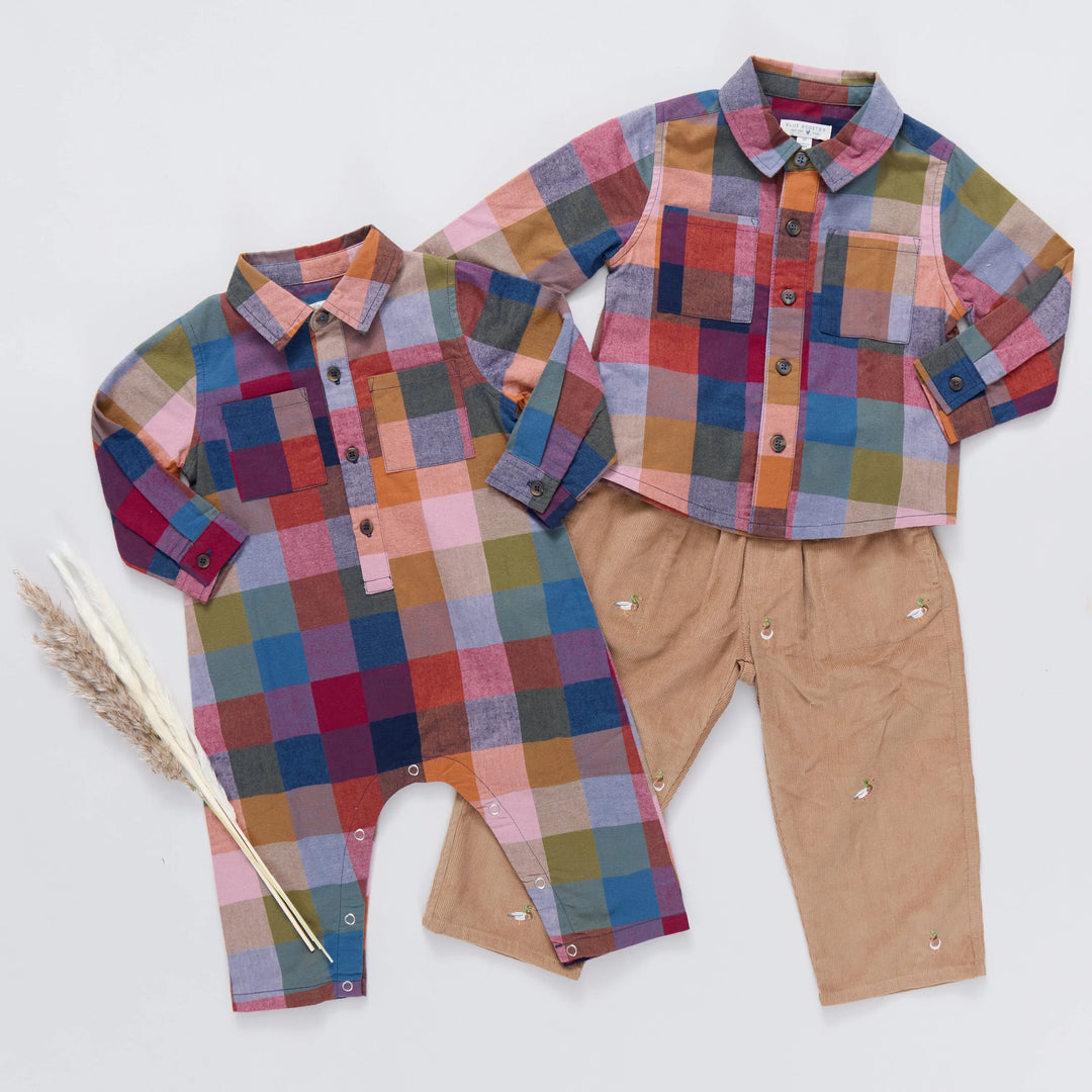 Baby Boys Easton Jumper - Harvest Check