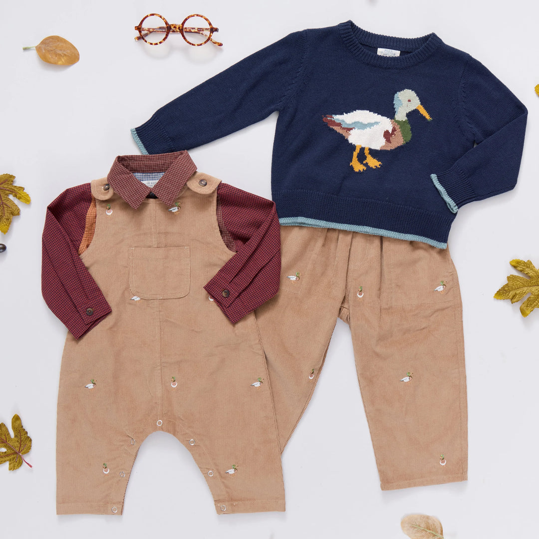 Boys Jackson Pant - Mallard Embroidery