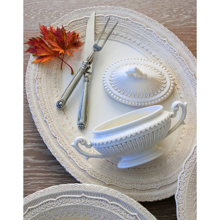 Finezza Cream Large Oval Platter