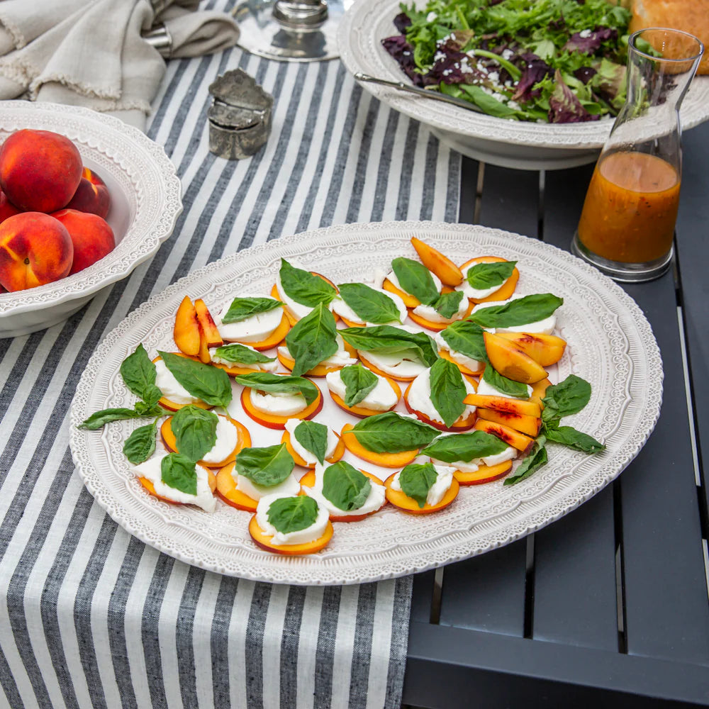 Finezza Cream Large Oval Platter