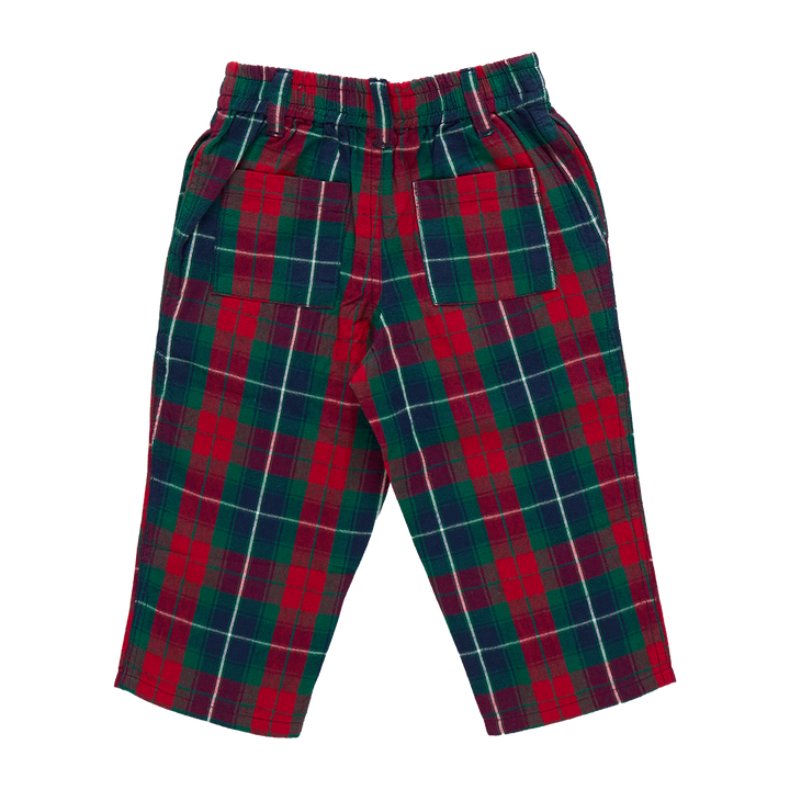 Baby Boys Jackson Pant - Red Tartan