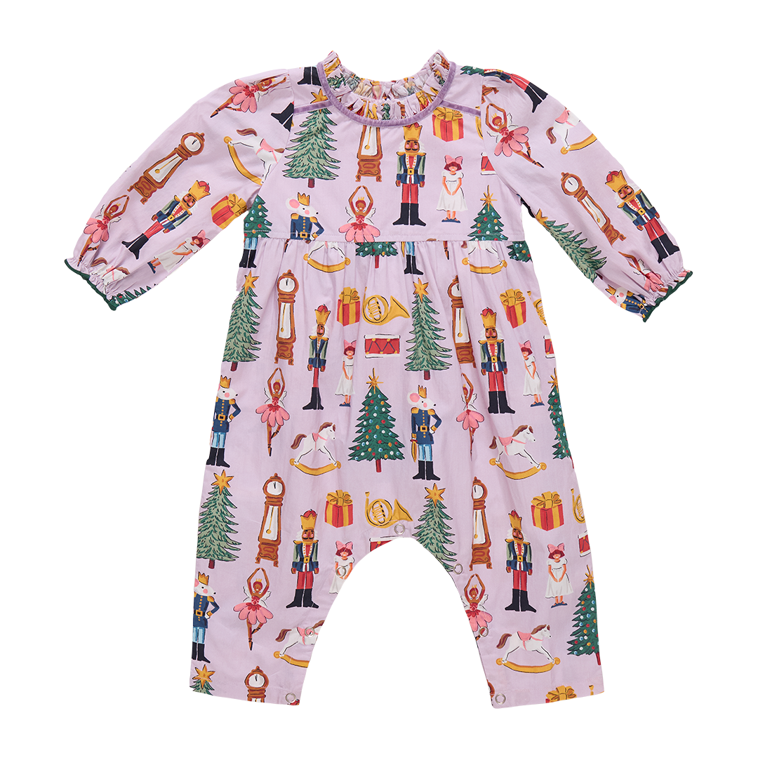 Baby Girls Charlie Jumper - Lavender Nutcracker