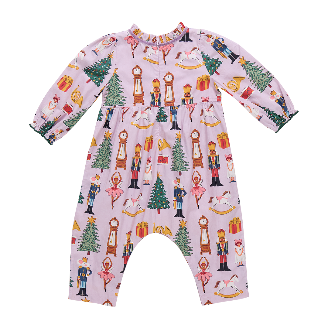 Baby Girls Charlie Jumper - Lavender Nutcracker