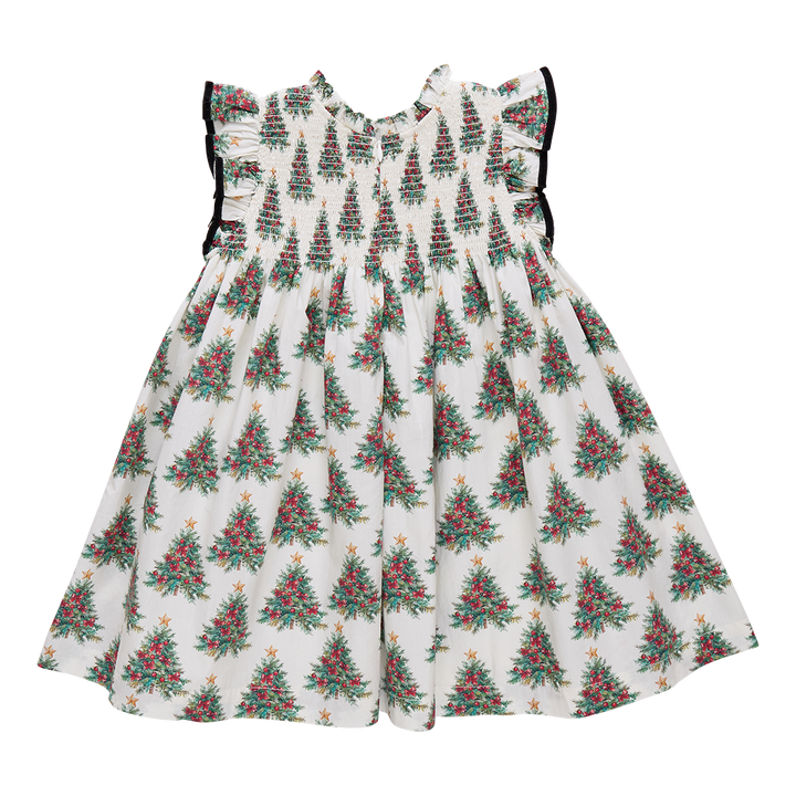 Girls Stevie Dress - Vintage Trees