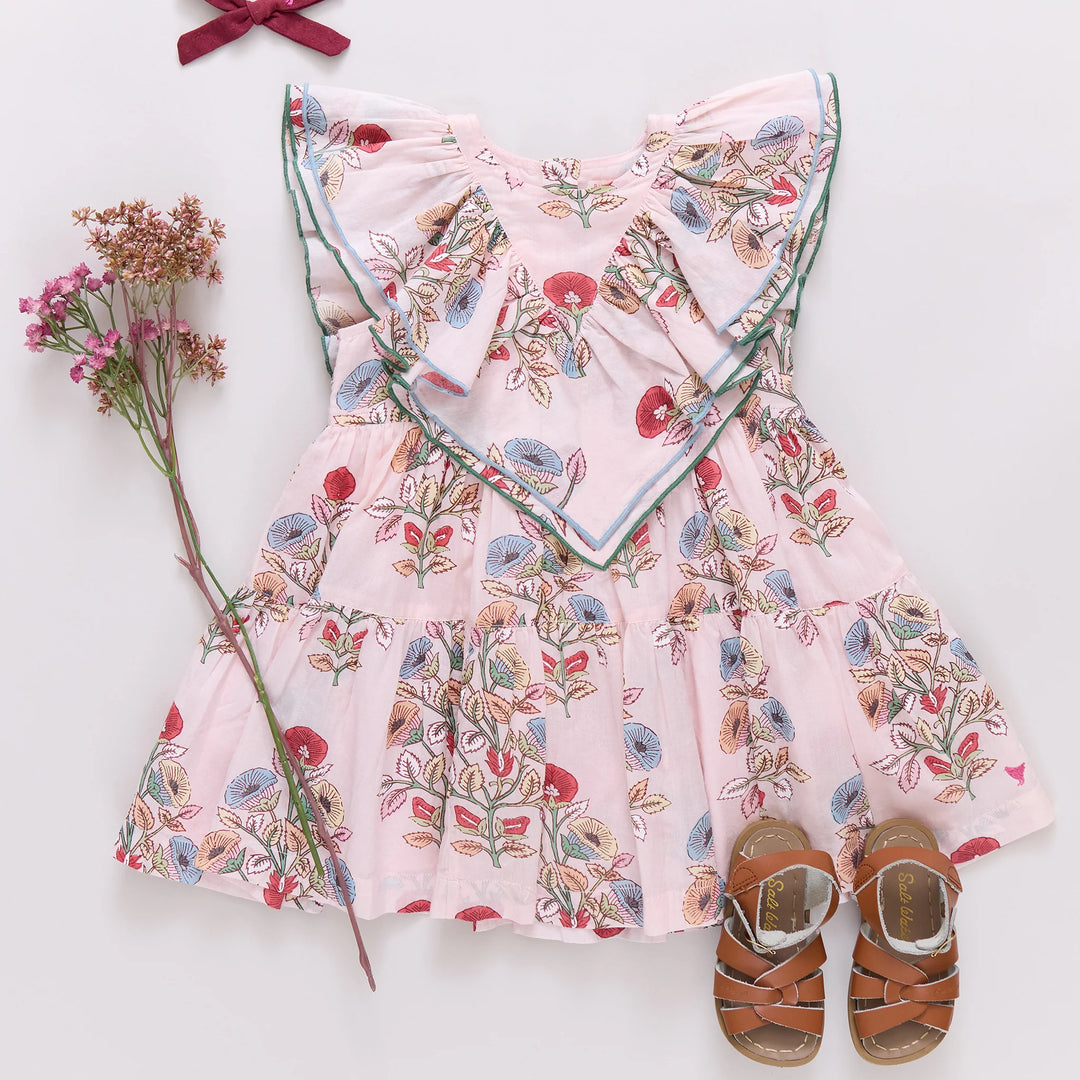 Girls Raphaela Dress - Multi Bouquet Floral