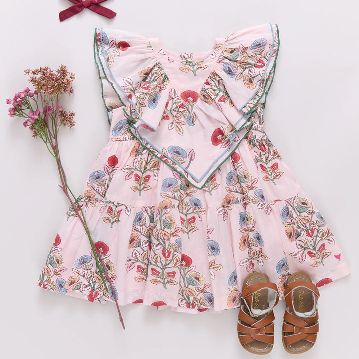 Girls Raphaela Dress - Multi Bouquet Floral