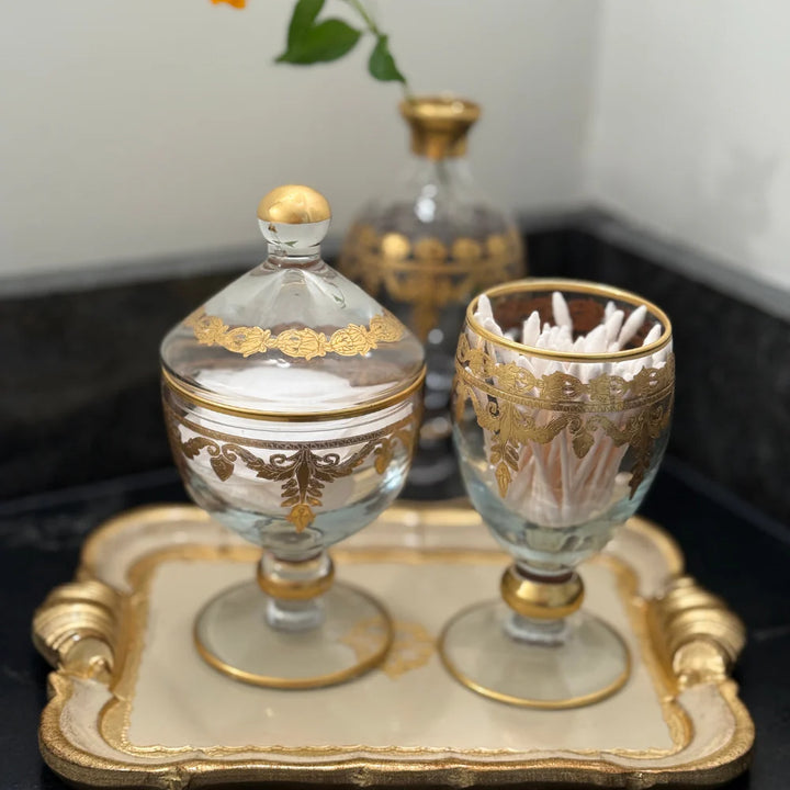 Vetro Gold Water Goblet