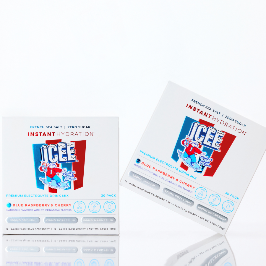 Instant Hydration Electrolyte Powder - ICEE Blue Raspberry & Cherry