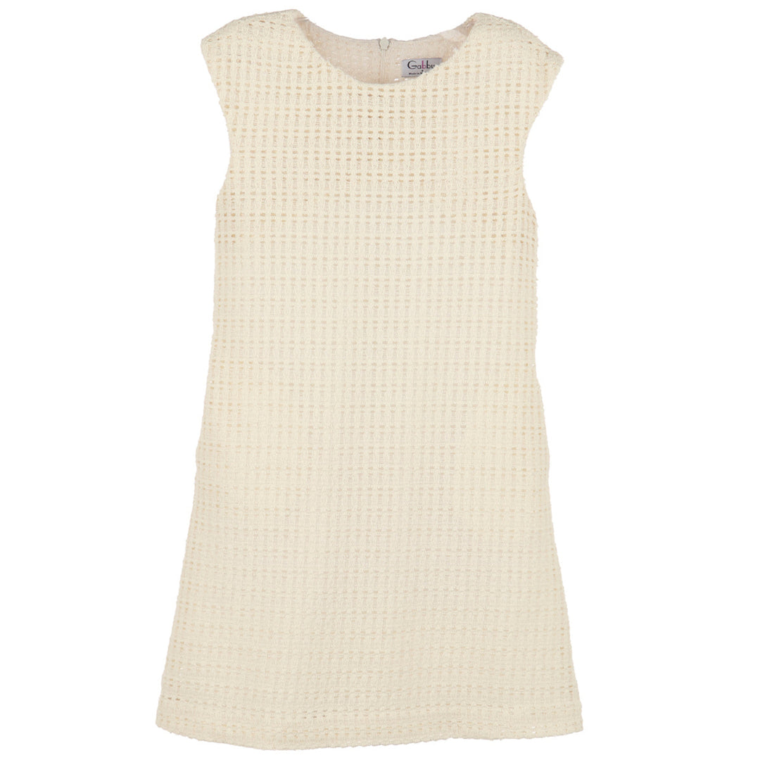 Ivory Crochet Shift Dress
