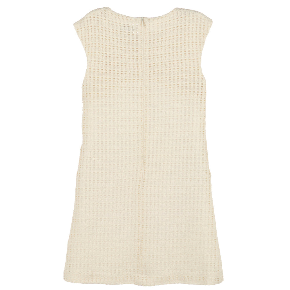 Nataly Ivory Knit Shift Dress