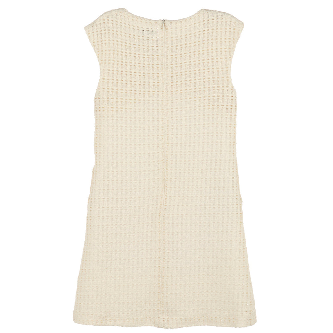 Nataly Ivory Knit Shift Dress