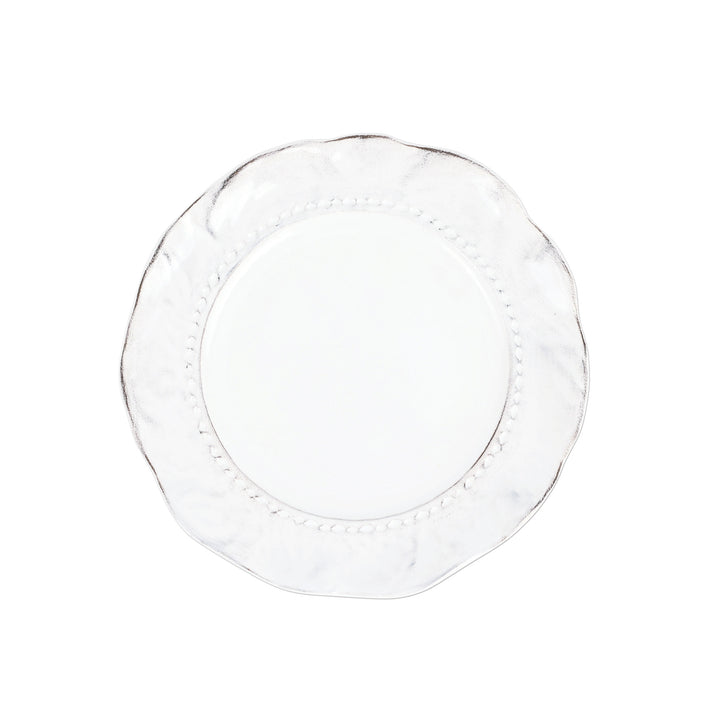 Giorno White Salad Plate