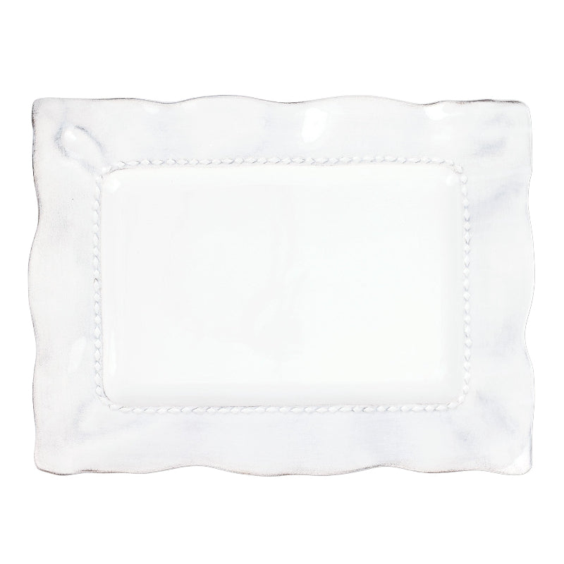 Giorno White Rectangular Platter