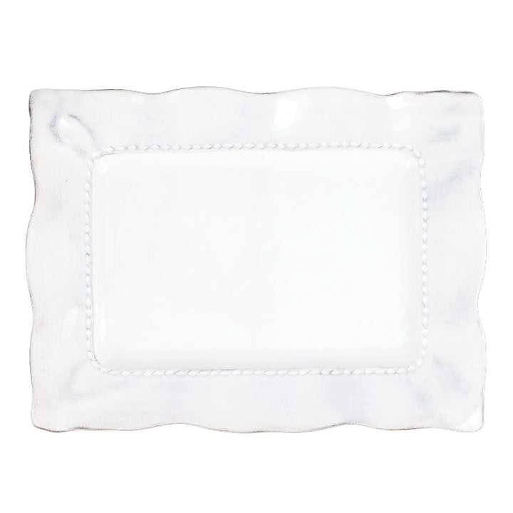 Giorno White Rectangular Platter