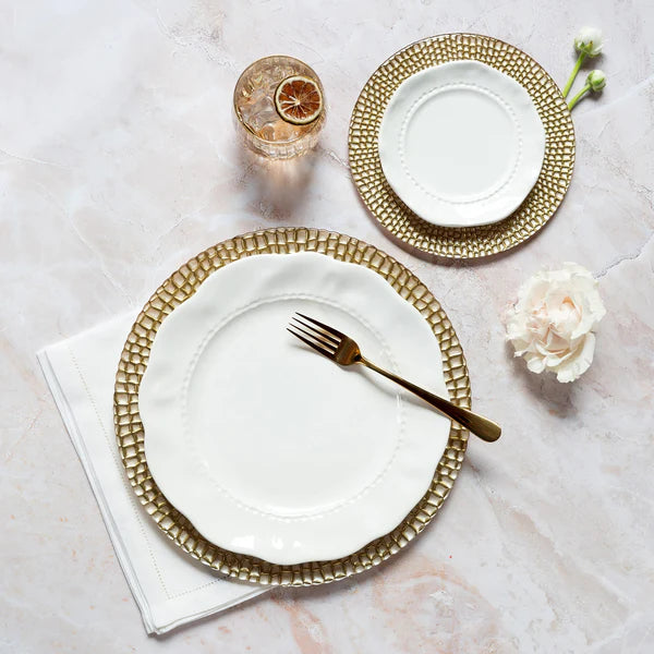 Giorno White Canape Plate