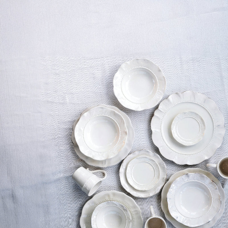 Giorno White Dinner Plate