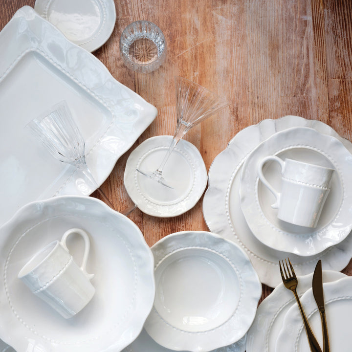 Giorno White Rectangular Platter
