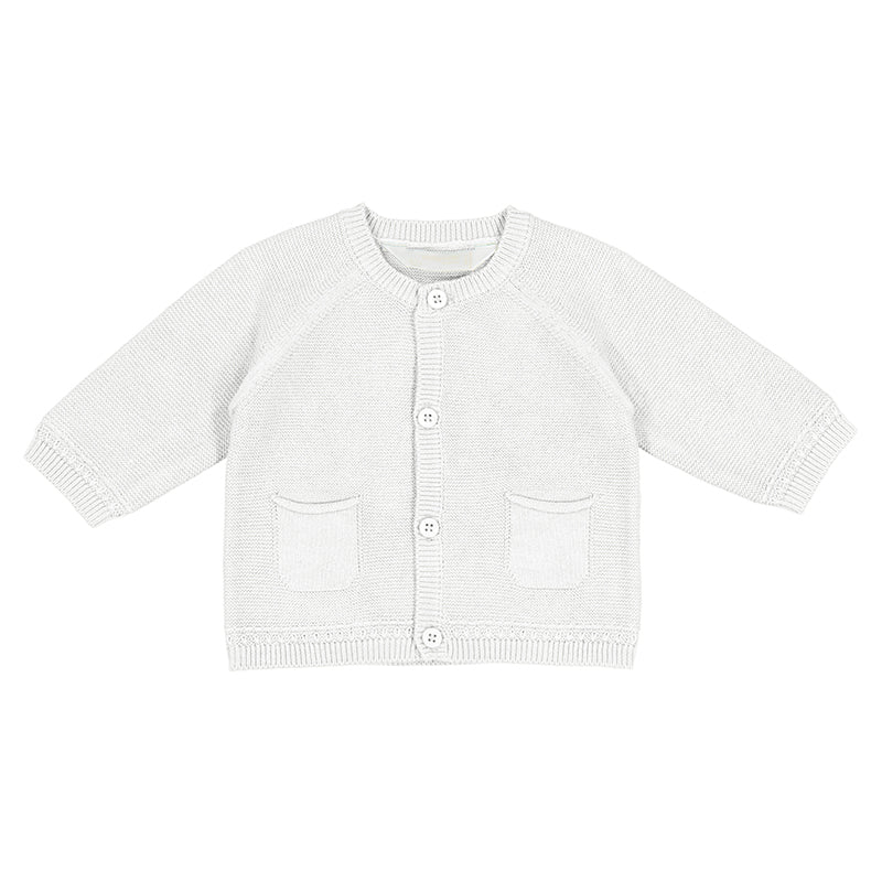White Knit Cardigan