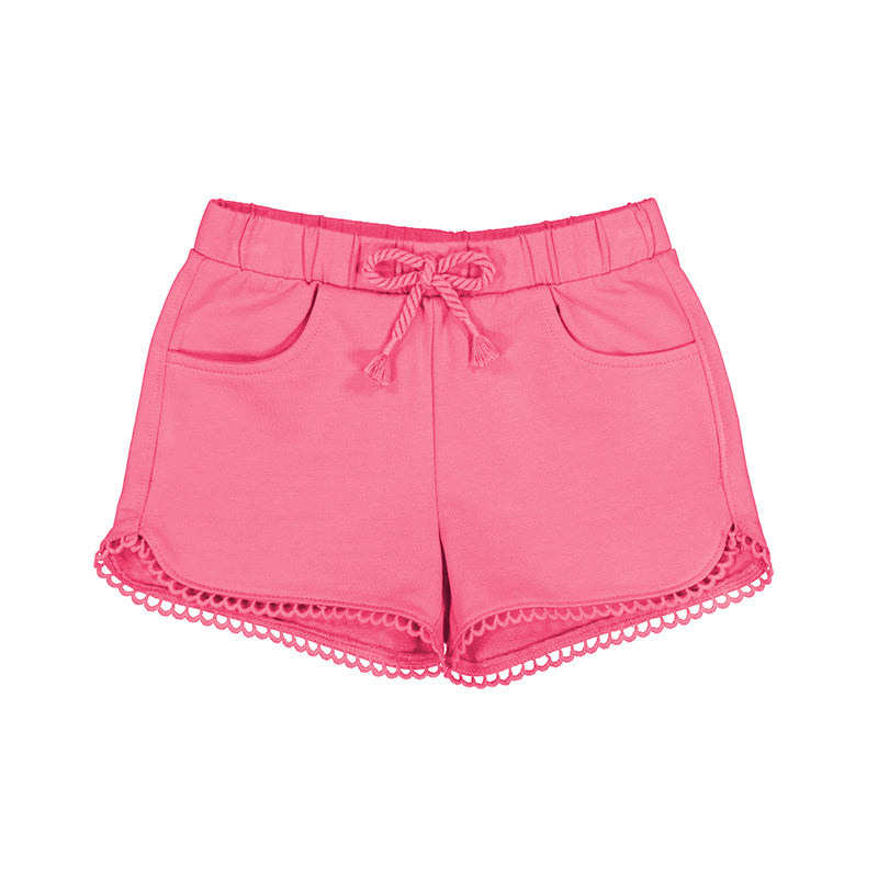 Magenta Chenille Shorts