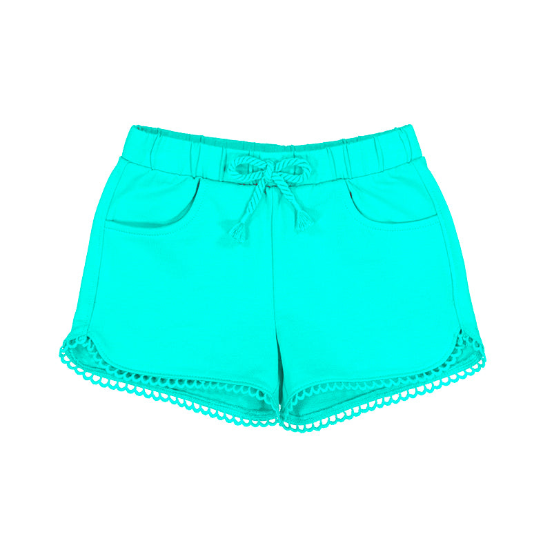 Light Blue Chenille Shorts