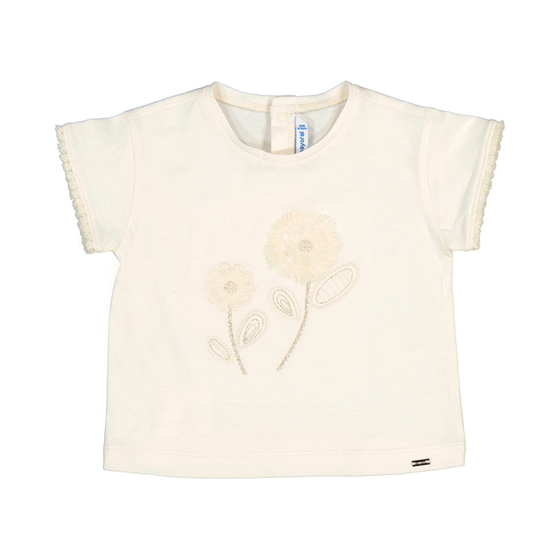 Chickpea Short Sleeve Embroidered Shirt