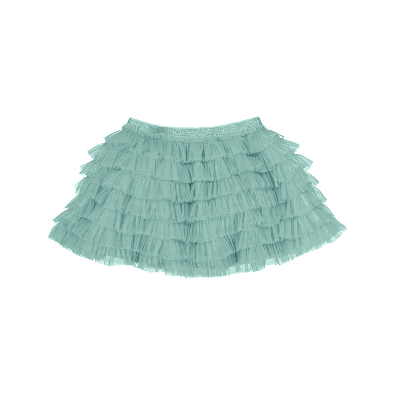 Mint Ruffle Tulle Skirt