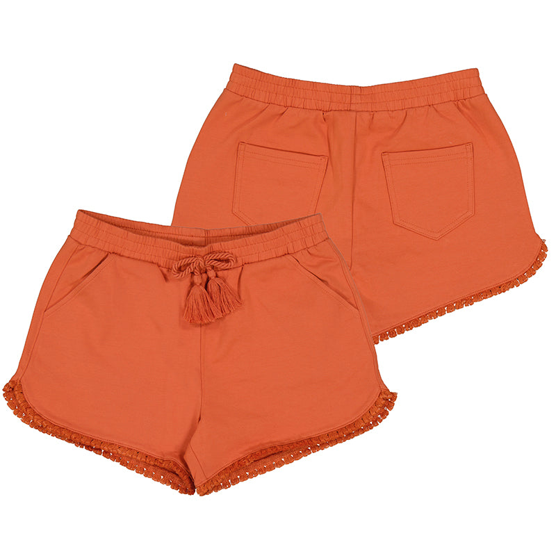 Pumpkin Chenille Shorts