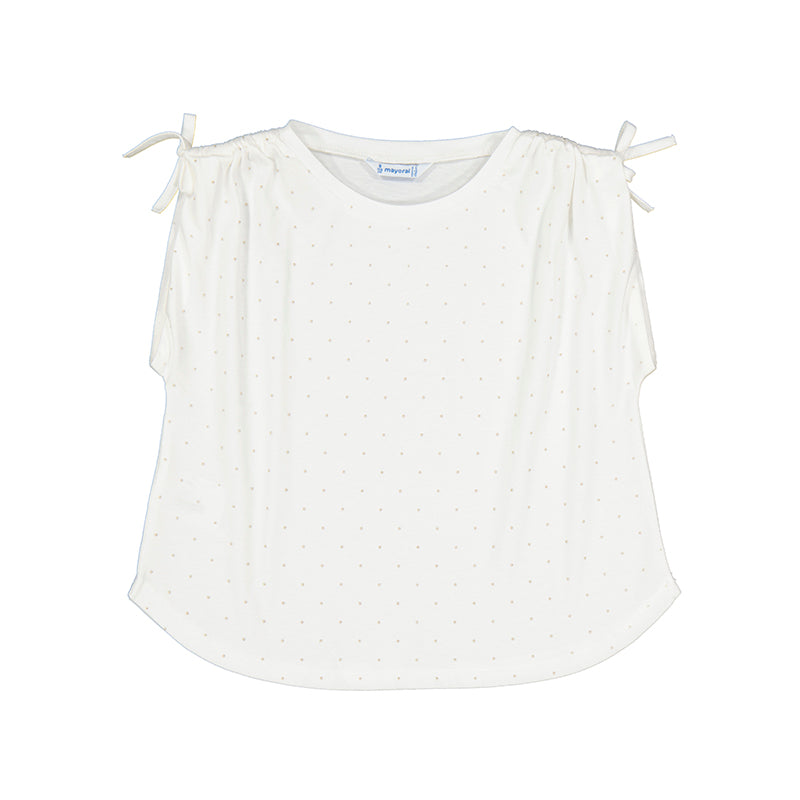 Natural Polka Dot T-Shirt